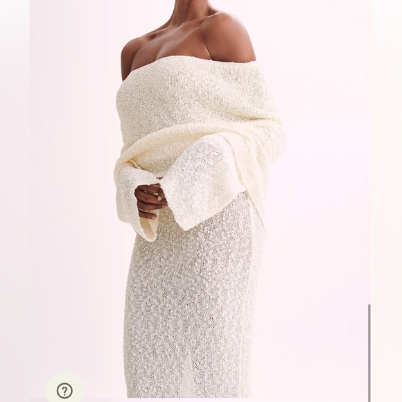 Meshki Marisol Off Shoulder Boucle Maxi Dress - Picture 7 of 7